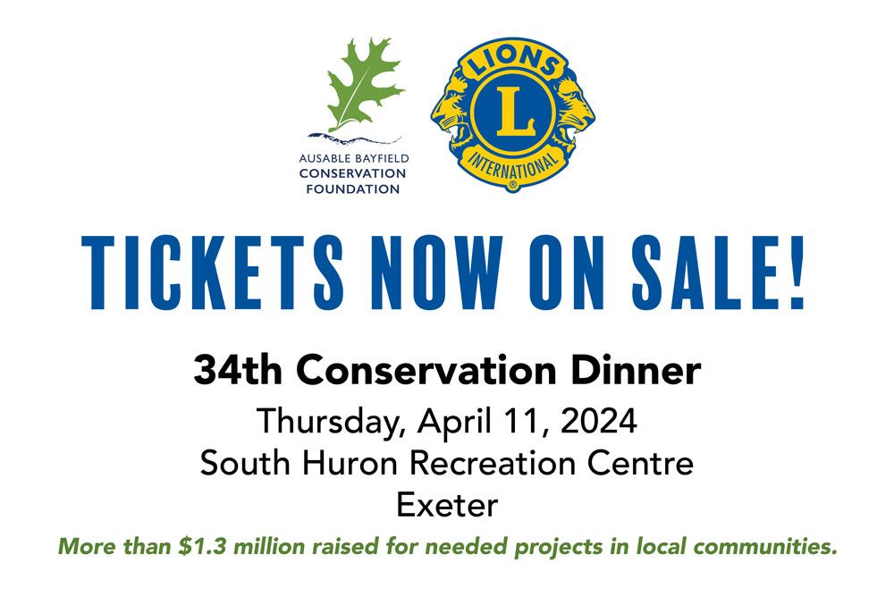 Tickets available for Conservation Dinner 2024