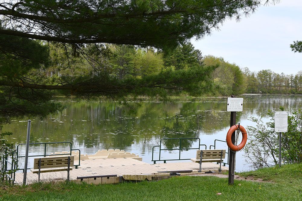 A file photo of fishing dock at Morrison Reservoir (Morrison Lake).