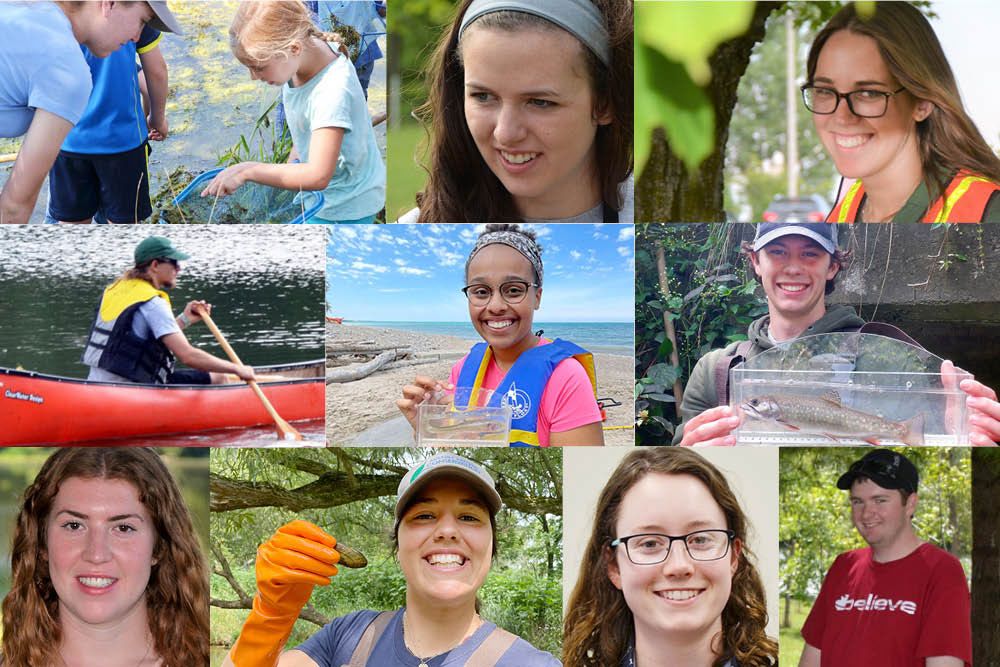 A photo collage of some past Junior Conservationists.