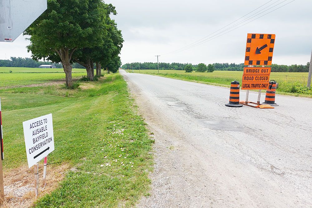 There is access to our ABCA office, and South Huron Trail, from the north.