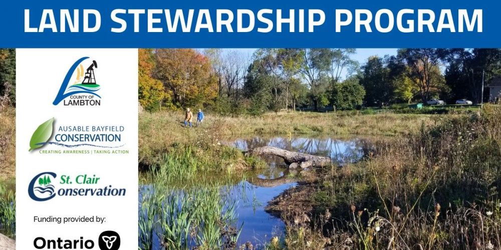A social media post for new Lambton Land Stewardship pilot program.