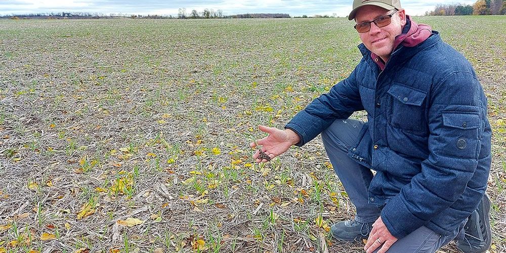 Peter Nonkes has planted 100 per cent of his acres in cover crops.