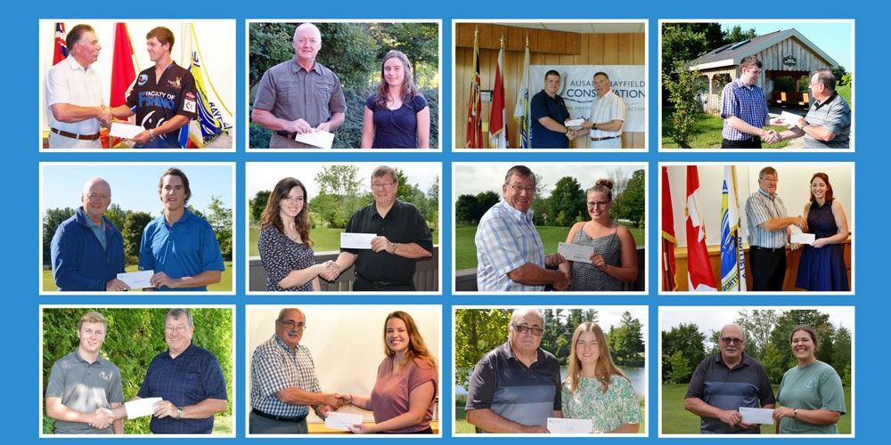 A photo collage of past winners of the Student Environmental Grant.