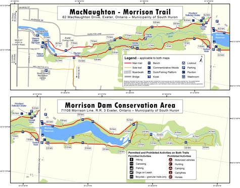 Morrison Dam map